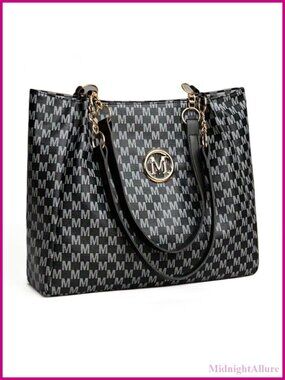 PU Leather Foldable Shoulder Bag Handbag Multi-Pocket Travel Work